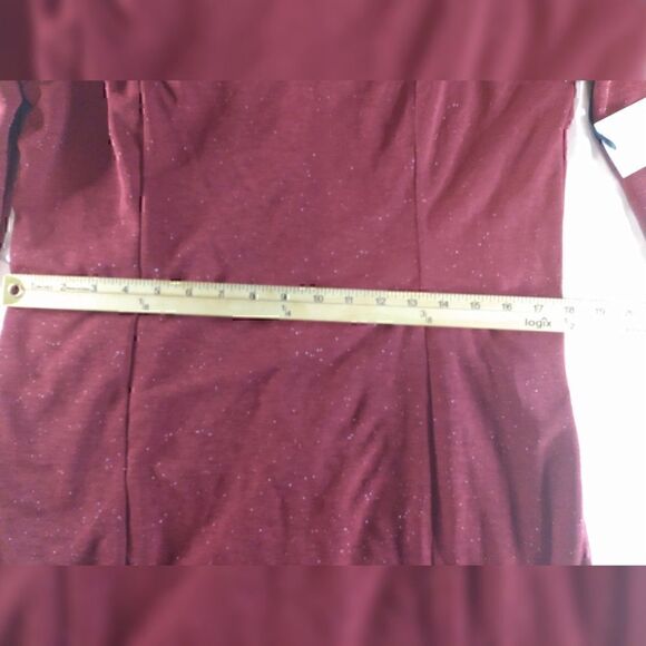 1 State Princess Metallic Short Formal Mini Dress XL - Picture 6 of 10